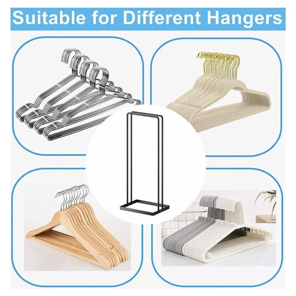 Coat Hanger Stacker Clothes Organizer NEW Metal Rack Stand Storage Holder